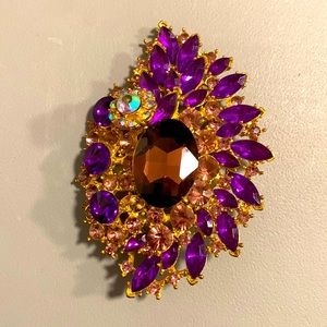 Purple Brooch